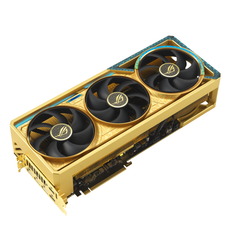 ROG Astral GeForce RTX™ 5090 Dhahab CORE OC Edition 32GB GDDR7 - Graphics Card ROG Astral GeForce RTX™ 5090 Dhahab CORE OC Edition 32GB GDDR7 - Graphics Card